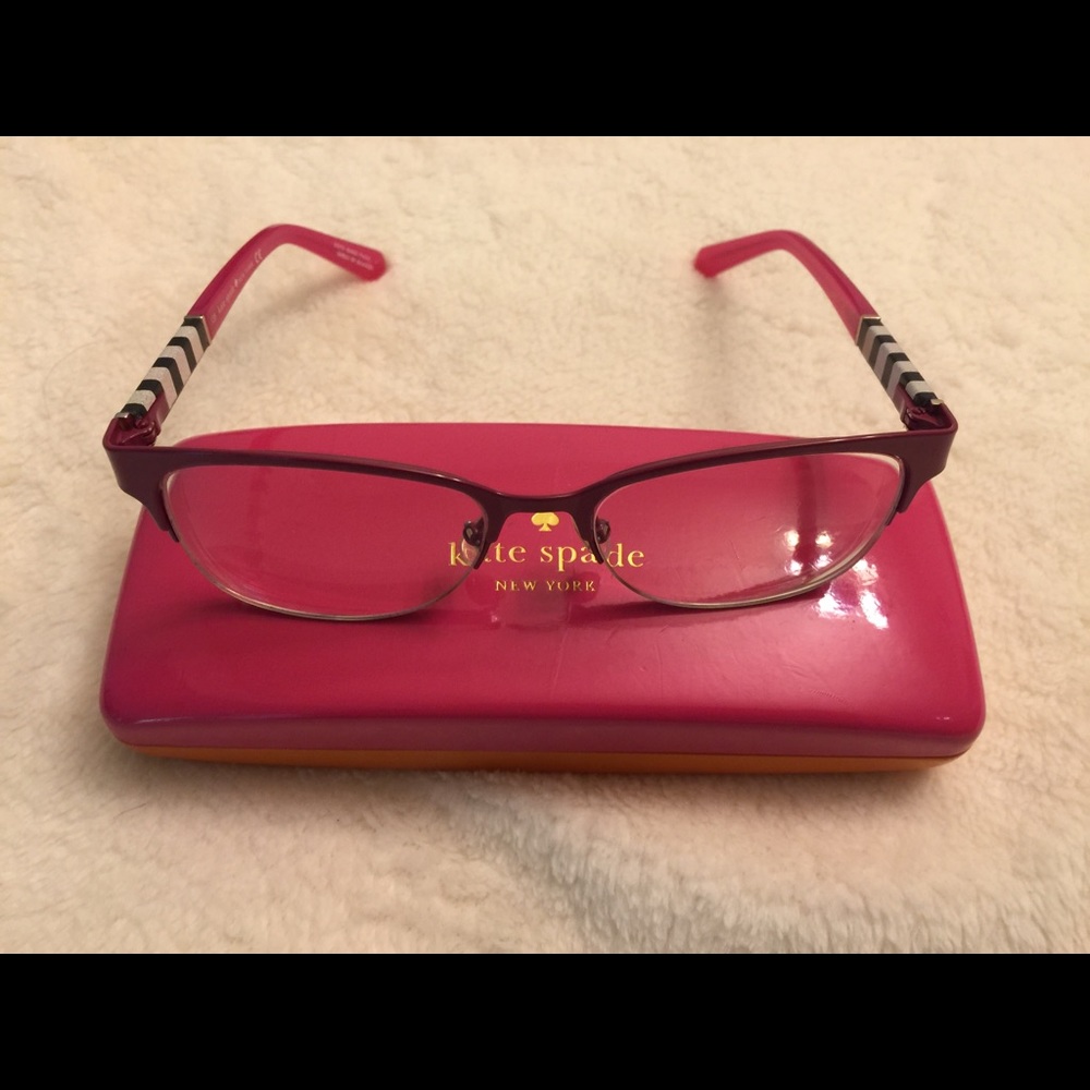 Kate spade prescription glasses with case